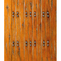 Single Door, Exterior, Knotty Alder, Clavos, Log Home - Front Doors