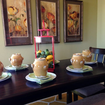 Interior Design - Canyon Lakes (Green, Orange, Gold)