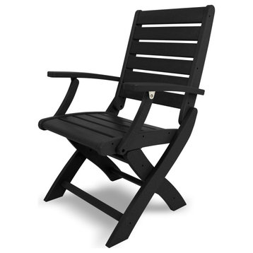 Signature Folding Chair, Black