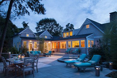 Example of a classic exterior home design in Providence