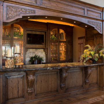 Rustic Lodge style home