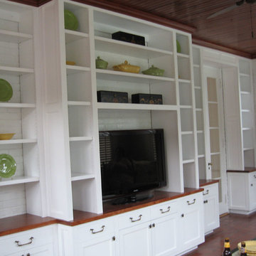 Sunroom built-ins