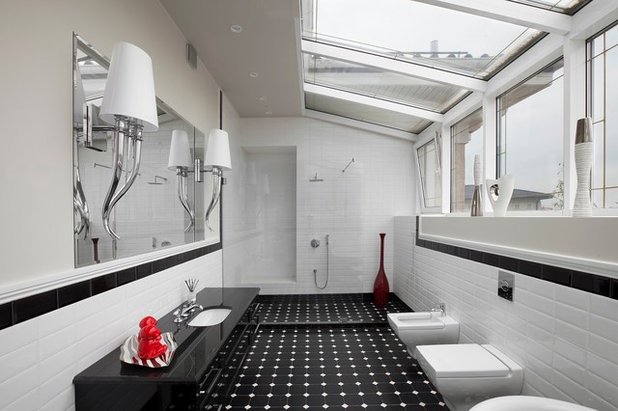 Модернизм Ванная комната by Point-Design