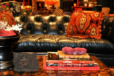 Century Tuxedo Leather sofa