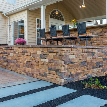 Dry-Stack Retaining Wall