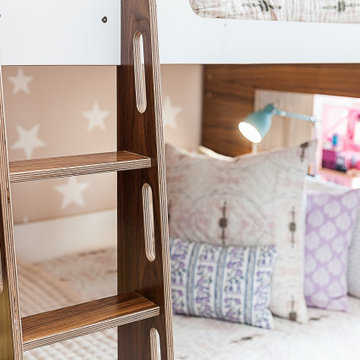 Mila and Stella's Room: Starry Dreams and Expanded Workspaces