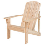 Shine Company - Shine Company 4626N Mid-Century Modern Adirondack Chair, Natural - Relax in the beautiful outdoors in your very own Mid-Century Modern Adirondack chair from Shine Company. Designed to withstand the elements without sacrificing the classic look you love, Mid-Century Modern Adirondack chair shows straight, clean lines making it the perfect accent piece to any front porch, walkway, garden, or deck. Available in a variety of finishes and colors.