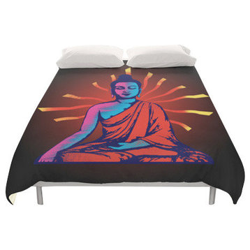 Buddha Om Duvet Cover, Full