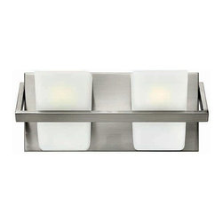 2 Light Bathroom Lighting by Hinkley Blaire in Contemporary Style - Lighting