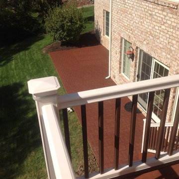 Fort Wayne AZEK Vast paver patio and TimberTech Evolutions deck