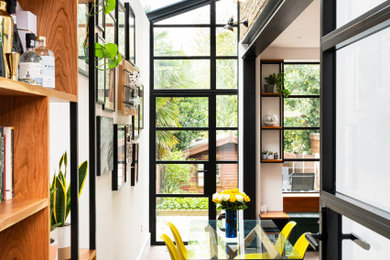 This is an example of a contemporary kitchen in London.