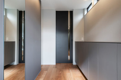 Design ideas for a contemporary entrance in Tokyo.