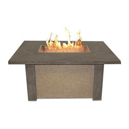 San Juan Fire Pit with Rectangular Burner-Nocha - Fire Pits