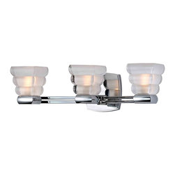 Hudson Valley - 3-Light Bath Bracket, Polished Chrome - Bathroom Vanity Lighting