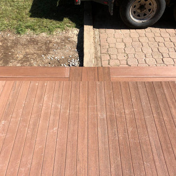 Azek tongue and groove mahogany