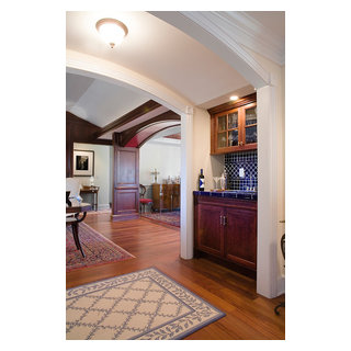 Custom Paneled Room - Craftsman - Home Bar - New York - by Birdie ...