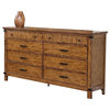 2 Piece Dresser and Trunk Bench Set in Natural Wood