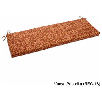 60"x19" Bench Cushion, Vanya Papprika