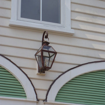 Lantern Mounted Over Garage