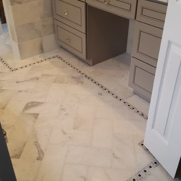 Carrara Marble Bathroom