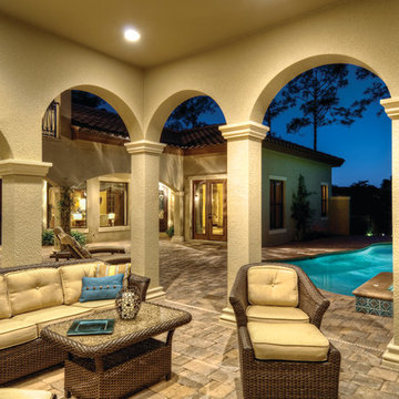 Sater Design Collection's 6797 "Casoria" Home Plan