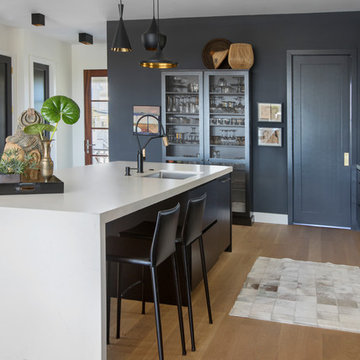 Waterfall Edge Kitchen Island