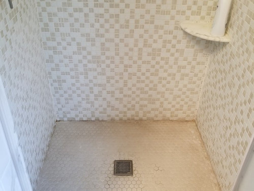 Water Fills Up On Shower Floor Not Going Down Fast Enough