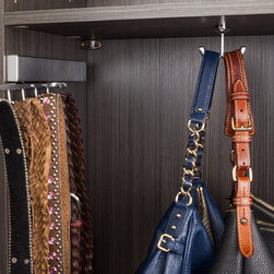295mm Sliding Belt Rack - Closet Organizers