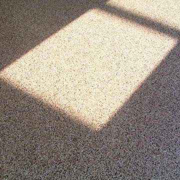 Auto shop garage floor