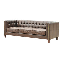 Abbott Sofa- Saddle Cocoa - Sofas