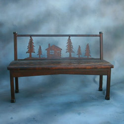 Cabin Bench - Outdoor Benches