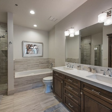Transitional Mountain Penthouse - Master Bath