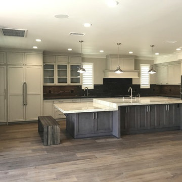 Revere Pewter custom kitchen for multi-generation living