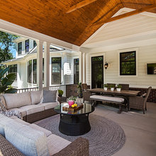 love the exterior window trim, especially the upper portion