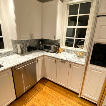 Charlotte Kitchen Remodel - Calacatta Waimea Marble