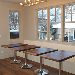 Custom Walnut Bistro Tables - Dining Tables