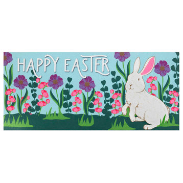 Doormat Insert, Rabbit Happy Easter