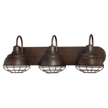 Millennium Lighting Neo-Industrial Vanity, Rubbed Bronze