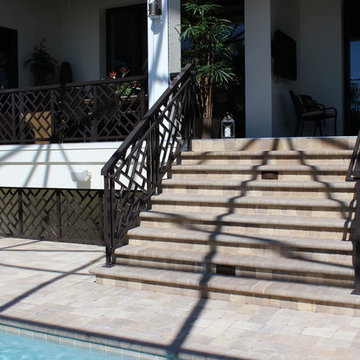 Tropical Veranda - Exterior Aluminum Rail