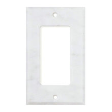 Light Switch Plate Carrara Marble