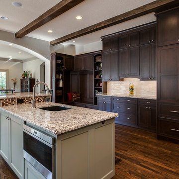 Spectacular Kitchen Remodel with double islands 6 burner gas stove Denver CO