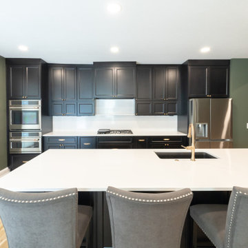 Overland Park Kitchen Remodel with Pantry Addition + Speakeasy Powder Bath