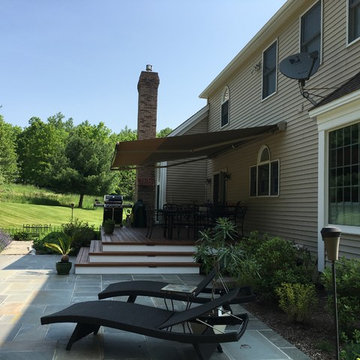 Retractable Awning over Deck