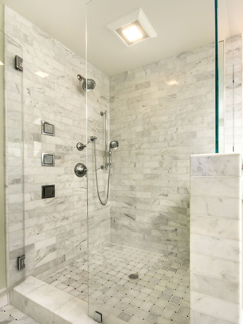 Best Marble Shower Curb Design Ideas & Remodel Pictures Houzz