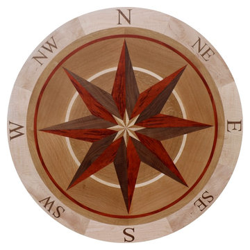 Runyan Wood Compass Rose