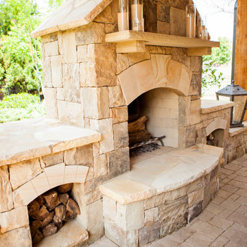 Covered Outdoor Living Space in Braselton, Georgia