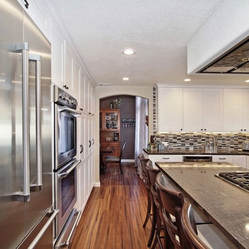 Dramatic White Kitchen in Temecula