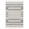 KAS Willow 1106 Ivory Gray Landscape Area Rug, 5'x8'