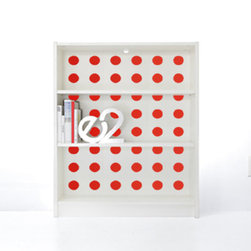 PANYL Red Hot Dots for IKEA BILLY - Home Decor
