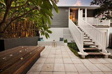 Inspiration for a contemporary patio in Brisbane.